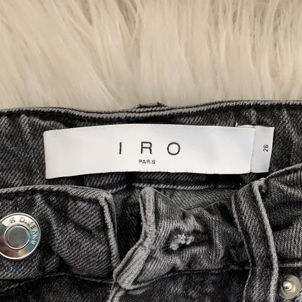 Iro Paris Light Wash Grey Jeans